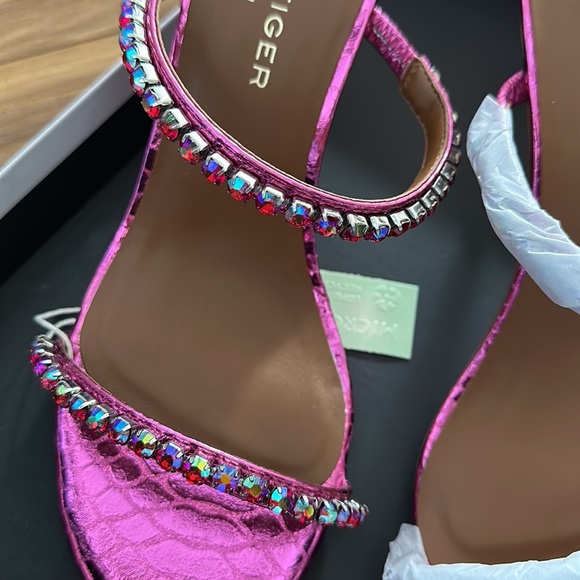 KURT GEIGER LONDON PRIYA JEWELED HEEL - NEVER WORN W BOX - Picture 4 of 7